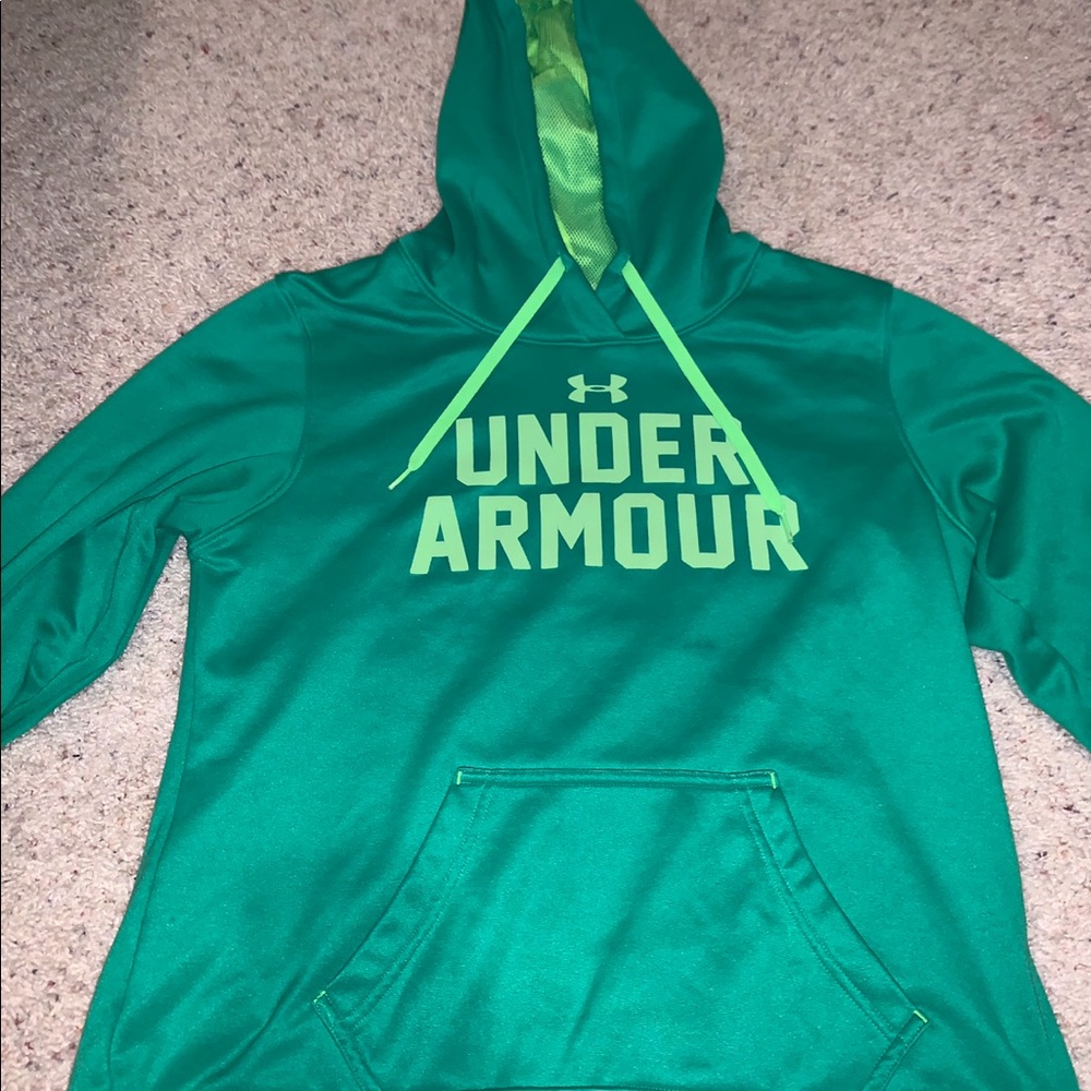 green under armour sweatshirt